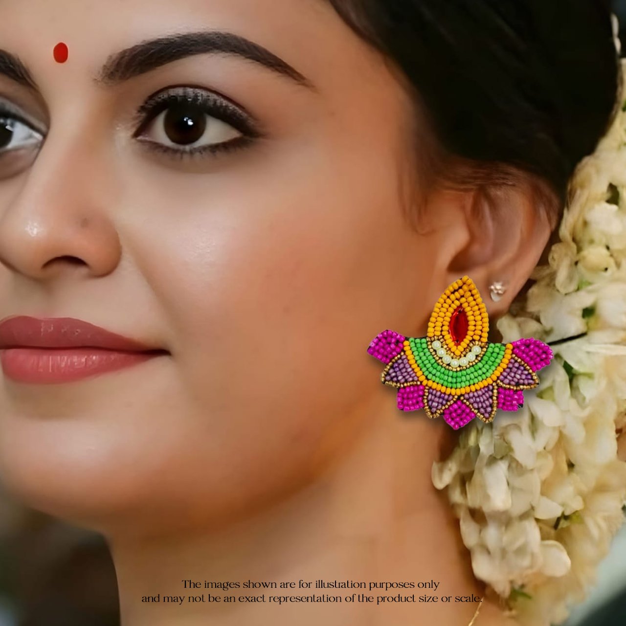 DIYA BEAD EARRING - Image 2