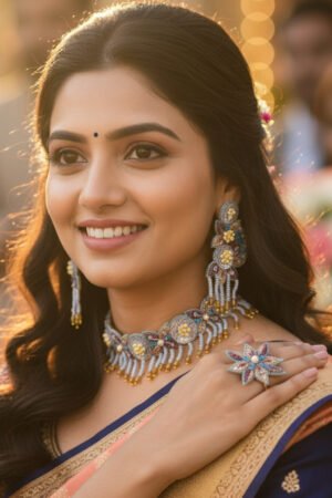 Ritu Hansa - Neckpiece, Earrings and Ring