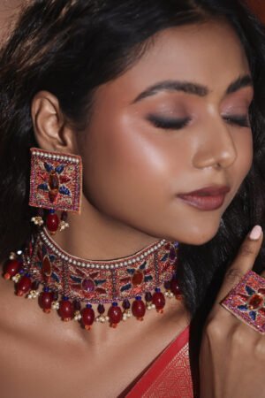 Sangam - Neckpiece, Earrings and Ring