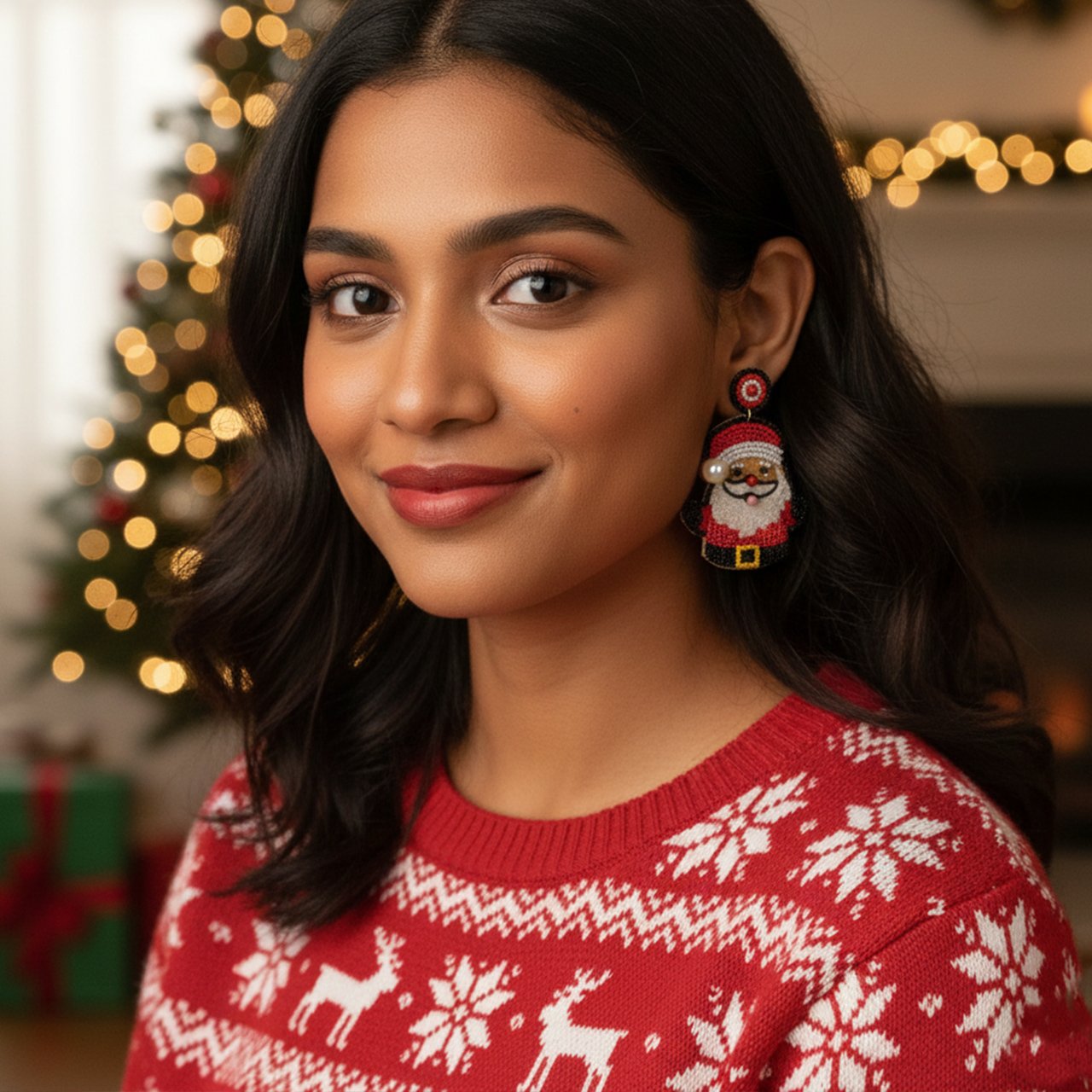 Santa Claus Earring. - Image 4