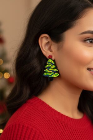 Christmas Tree Earring