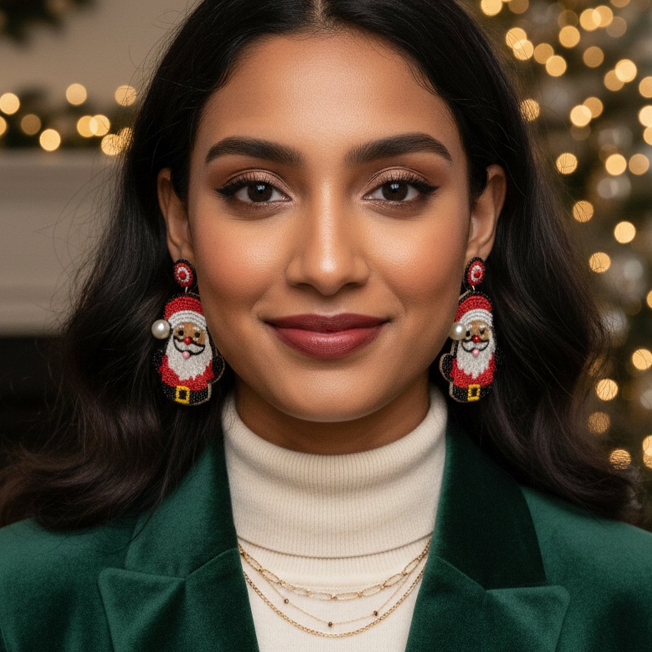 Santa Claus Earring. - Image 3