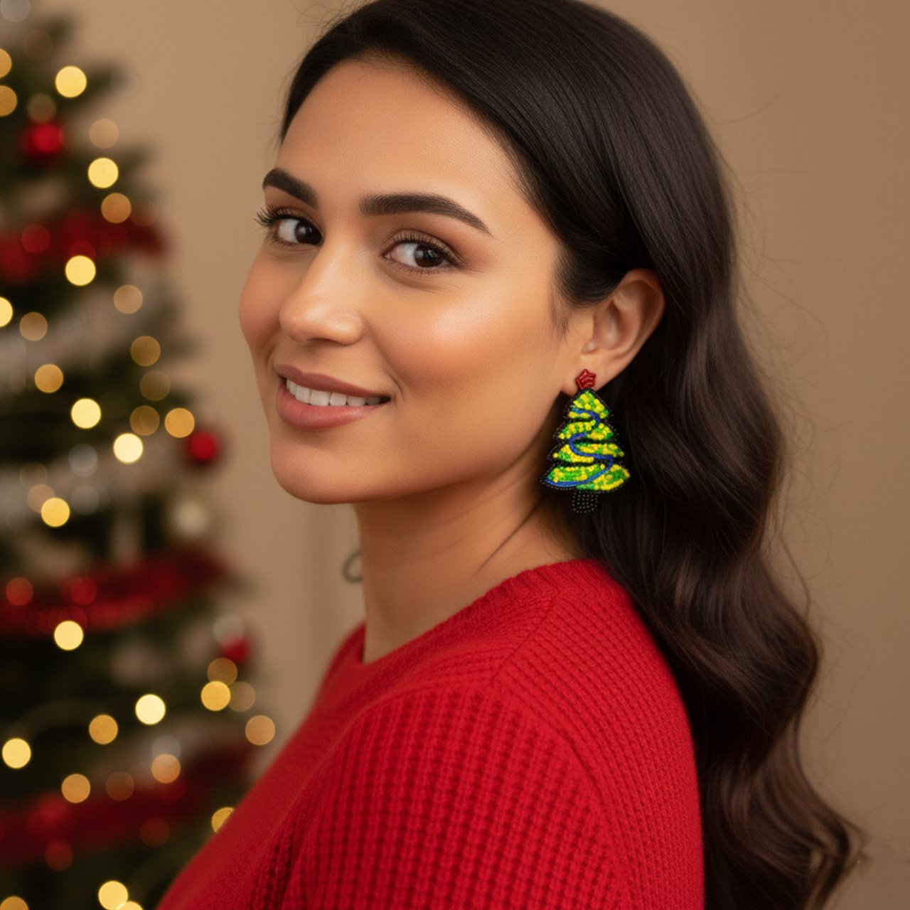 Christmas Tree Earring - Image 2