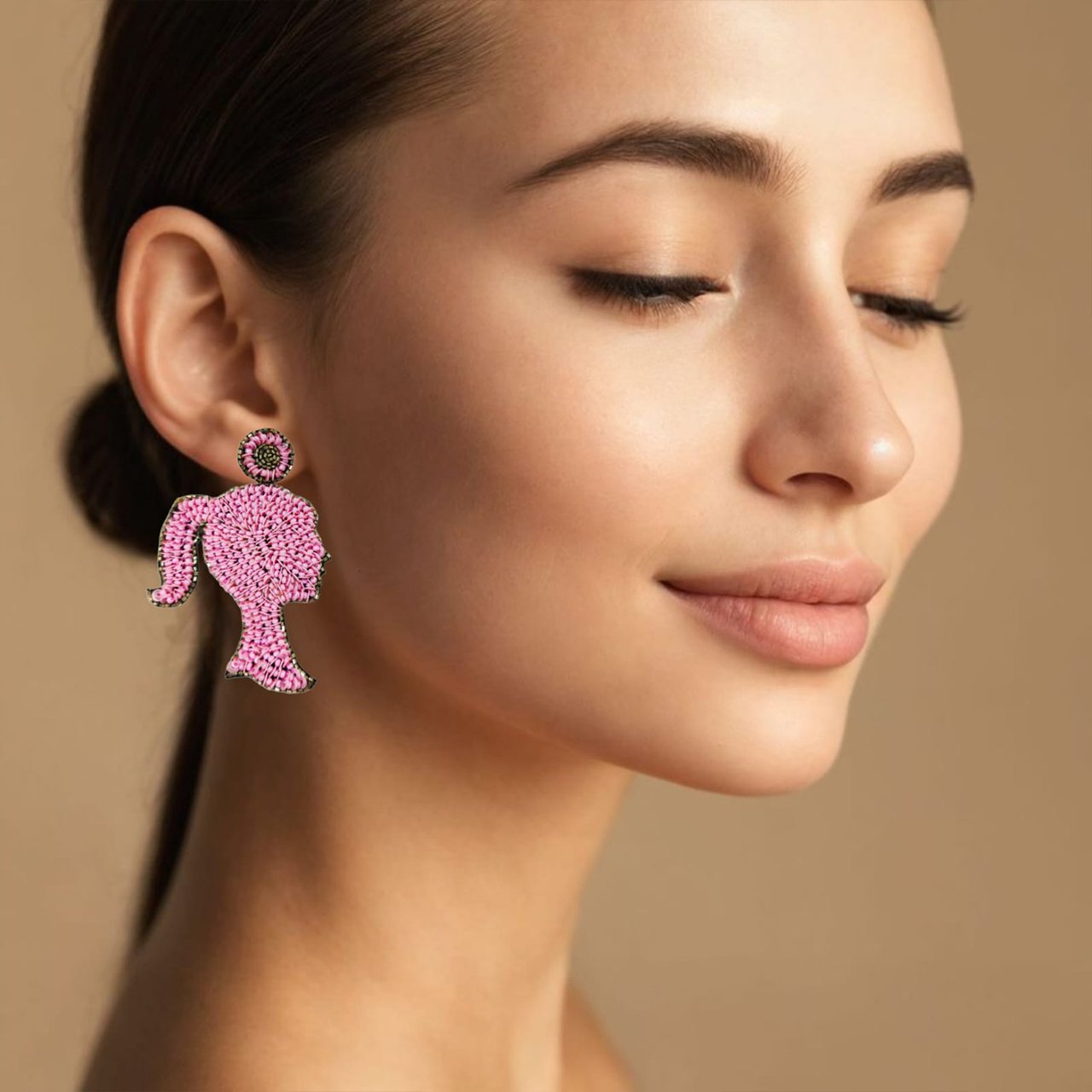 Pink Barbie Earring - Image 4