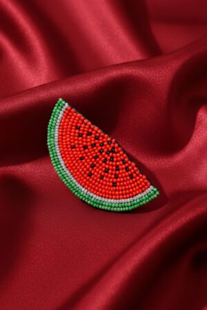 Watermelon Slice Hair clip