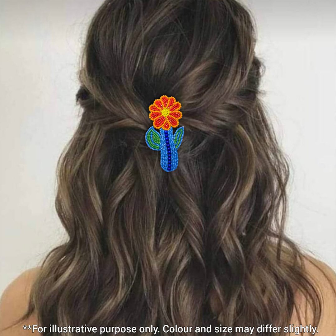 Flower Plant Hair Clip - Image 3