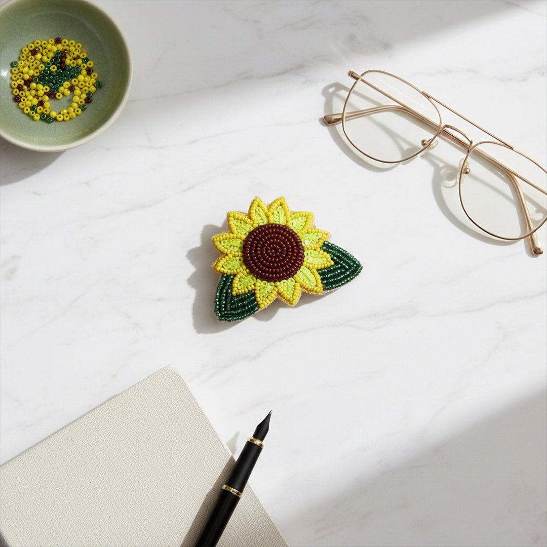 Sunflower Hair Clip - Image 2