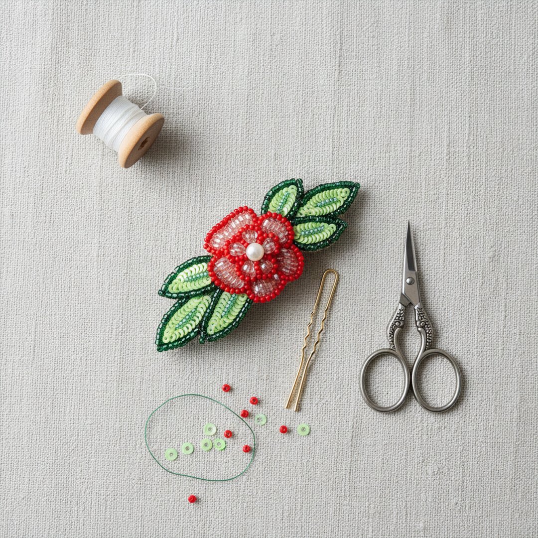 Rose Hair Clip - Image 2