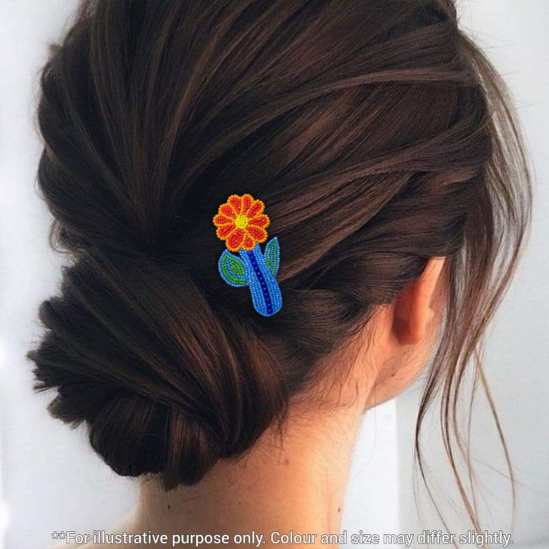 Flower Plant Hair Clip - Image 4