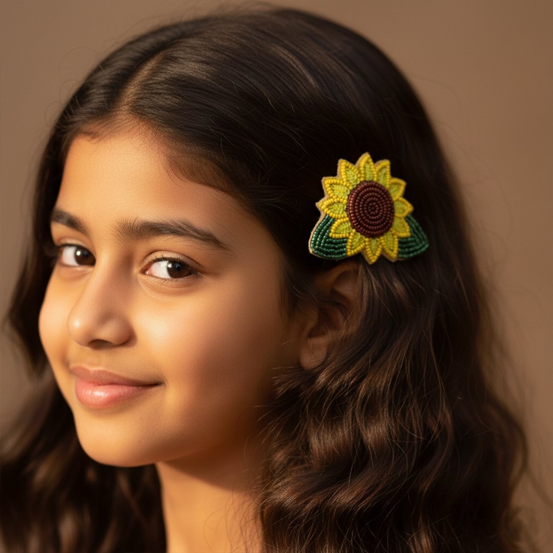 Sunflower Hair Clip - Image 4