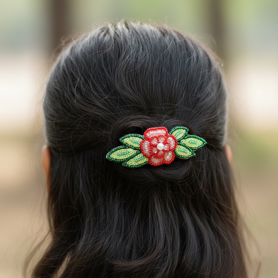 Rose Hair Clip - Image 4